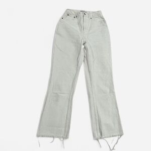 Abercrombie & Fitch white denim jeans